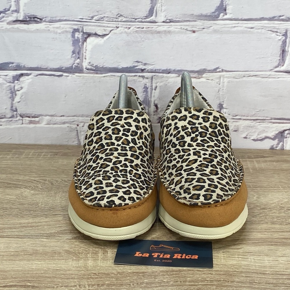 Sperry Moc-Sider Leopard Slip On Moccasin Shoes - Picture 2 of 8